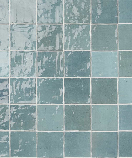 aqua 4x4 ceramic glazed tile