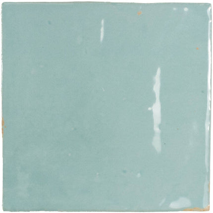 mestizaje zellige ceramic tile gloss 5x5 Mestizaje White