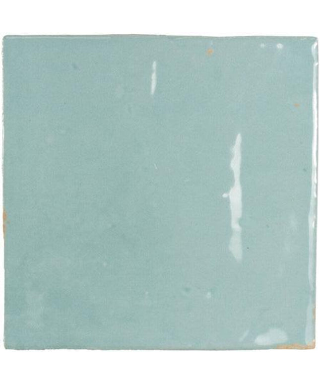 mestizaje zellige ceramic tile gloss 5x5 Mestizaje White