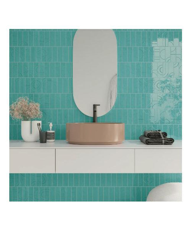 hammer decor subway tile gloss 2x6 
