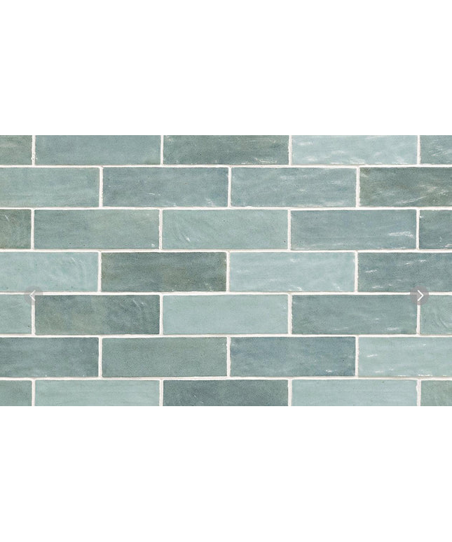 epc harmony aqua riad glossy 2x8 tile