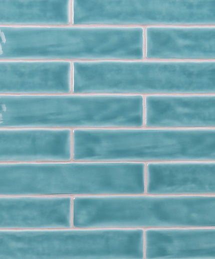 aquamarine 2x10 subway tile