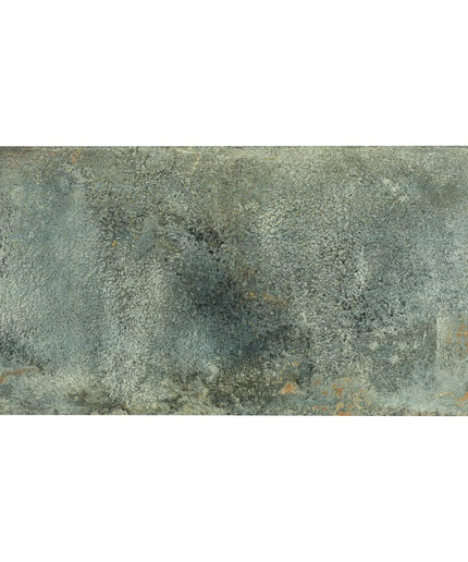 Rectangular tile with a textured, multicolor surface on a white background
