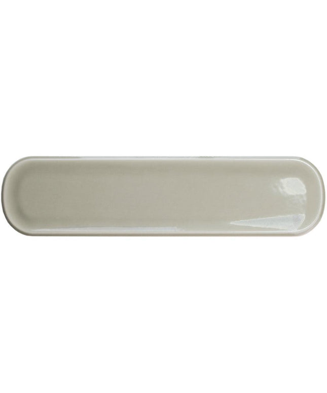 aquarelle o ceramic tile gloss 3x12 Mint Grey O Rounded