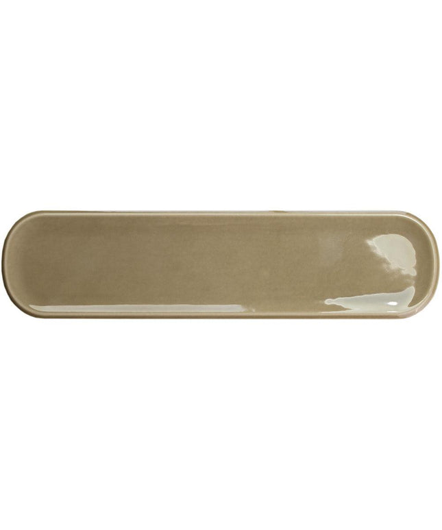 aquarelle o ceramic tile gloss 3x12 Olive O Rounded