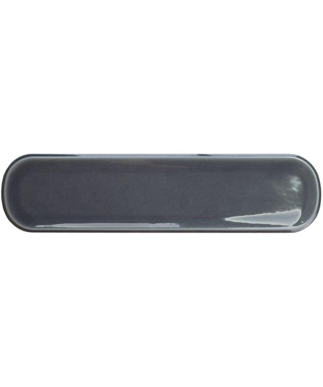 aquarelle o ceramic tile gloss 3x12 Titanium Blue O Rounded