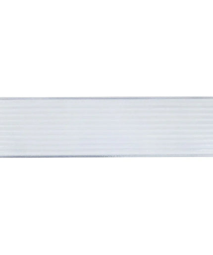 Azure fluted glossy tile 4x16 inch, light blue ceramic, textured finish for backsplash or shower