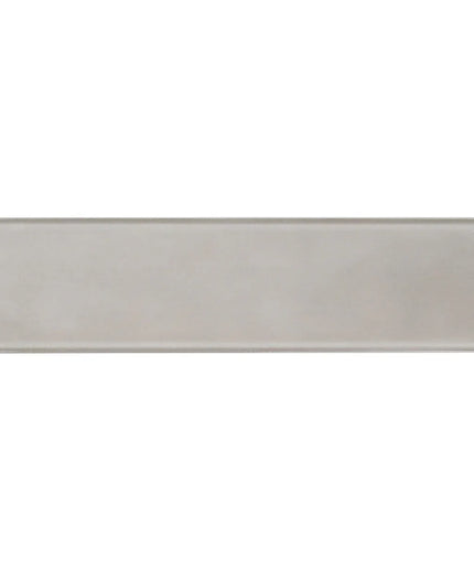 Rectangular grigio glossy tile in light grey, ideal for kitchen backsplash or bathroom walls