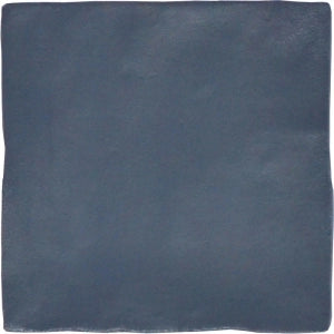 ash blue matte 5x5 ceramic tile with subtle texture, ideal for kitchen backsplash or bathroom