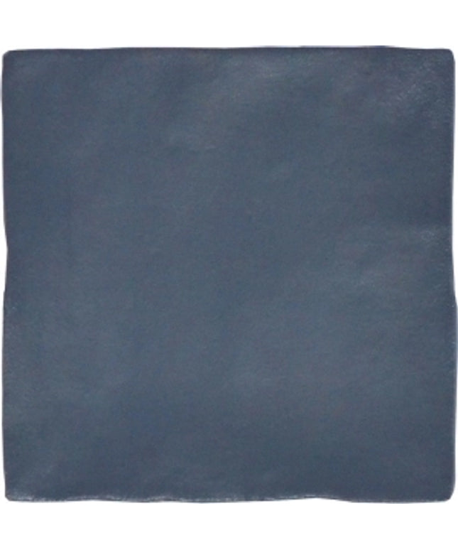 ash blue matte 5x5 ceramic tile with subtle texture, ideal for kitchen backsplash or bathroom
