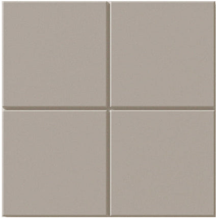 raster porcelain tile squares matte 6x6 Ash