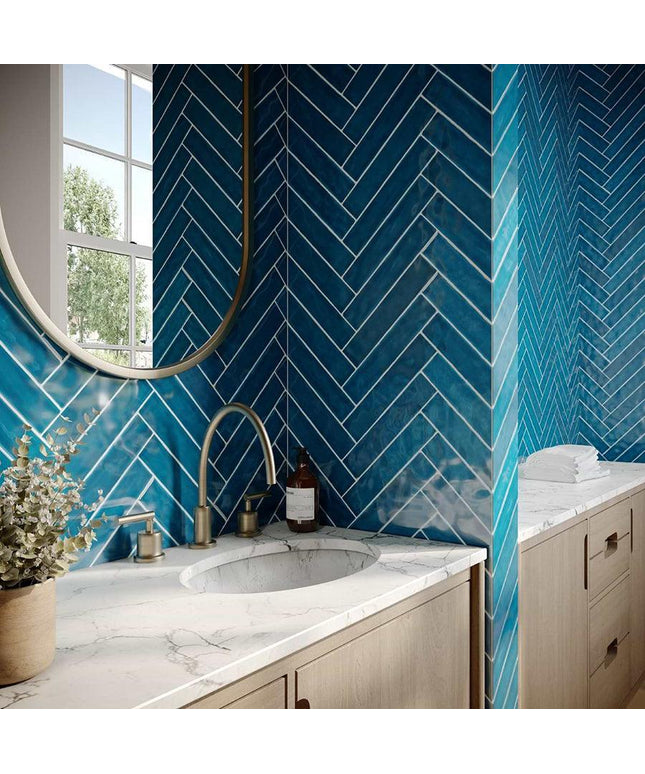 atlantic shower 2x10 subway tile