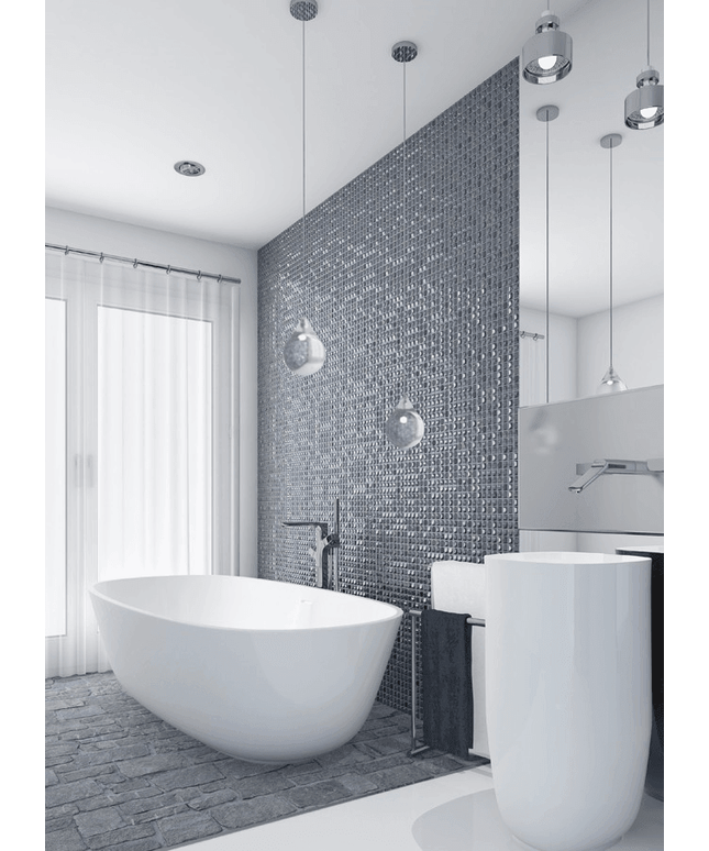 aura squares glass mosaic 1x1 aura coffee