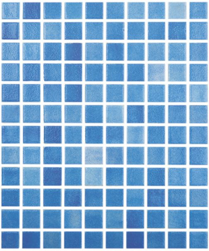 colors niebla squares glass mosaic 1x1 NS azul celeste