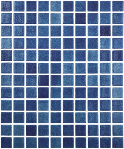 colors niebla squares glass mosaic 1x1 NS azul marino