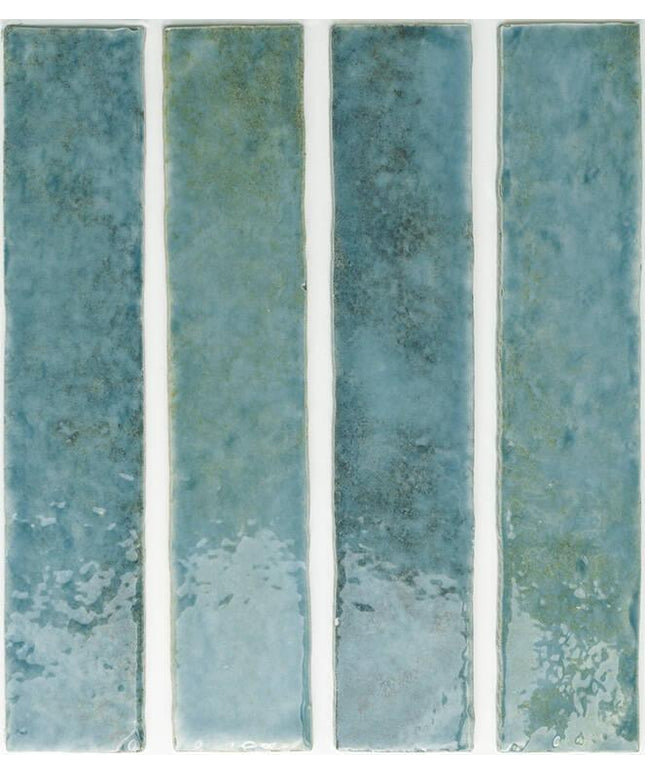 potters ceramic tile glossy 2x10 Azure