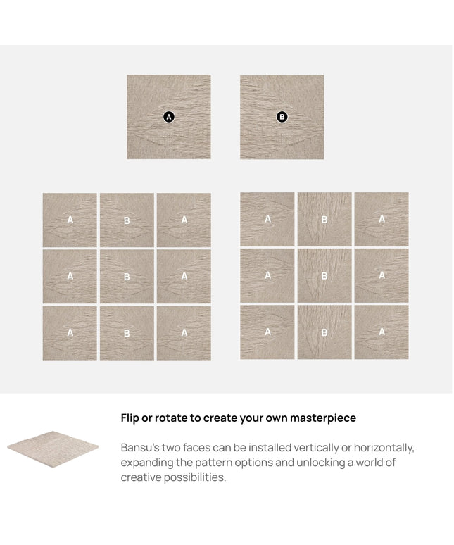 Wooden flooring tiles with 'A' and 'B' labels on a white background