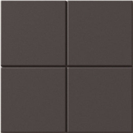 raster porcelain tile squares matte 6x6 Basalt