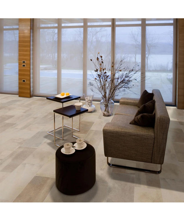Disk Glazed Porcelain Rectified 12x24