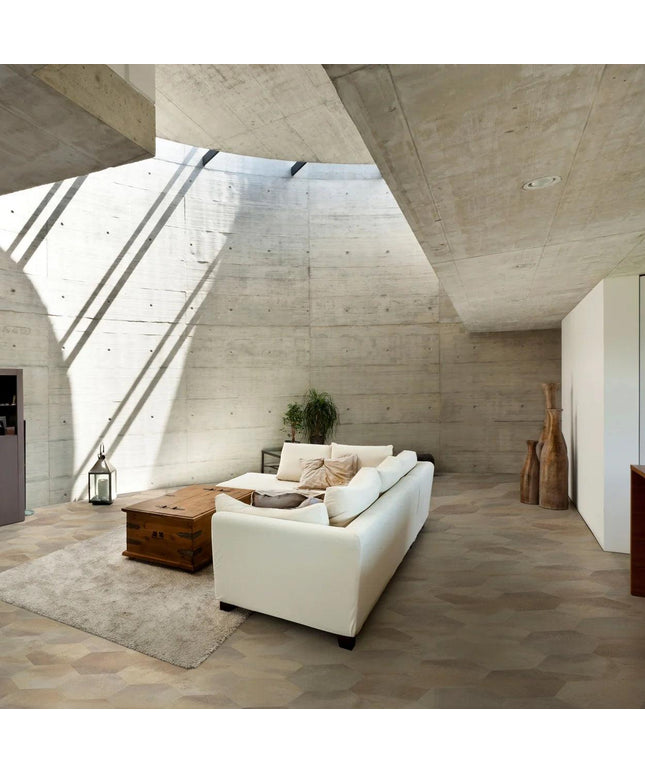 beige-14x16-hexagon-porcelain-tile-floor