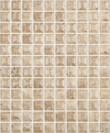 edna travertino squares glass mosaic 1x1 beige stone edna travertino squares