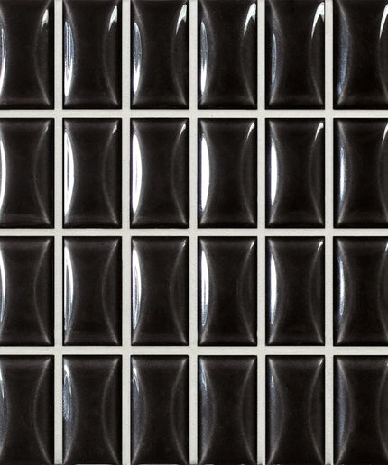 bevel-onix-gloss Pattern of black and white tiles arranged in a grid.