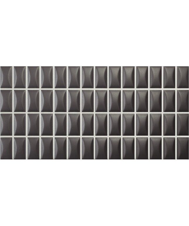 bevel-onix-matt Patterned black and gray tiles