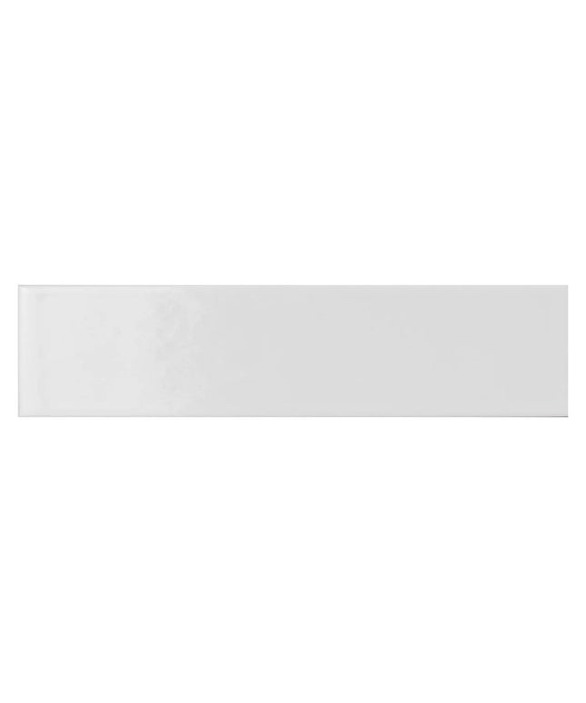 bianco 2x10 subway tile glossy