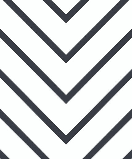 Black and white chevron striped tile, modern 8x8 ceramic floor or wall tile design