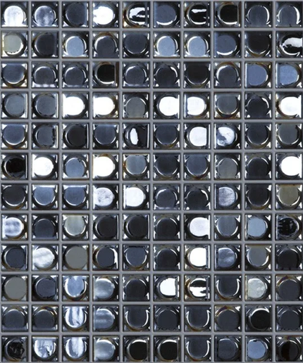 aura squares glass mosaic 1x1 