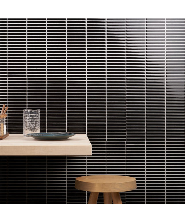 black-glossy-tri-stacked-tile-walls-mosaic