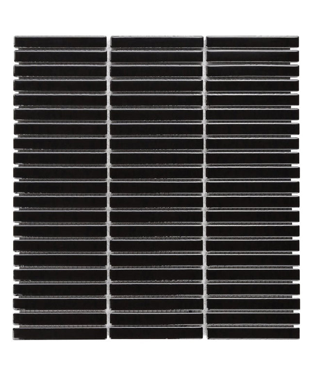 black-glossy-tri-stacked-tile-mosaic