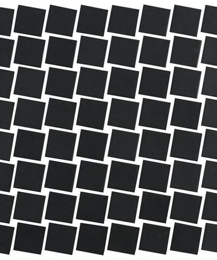 lume squares glass mosaic 1 5x1 5 black lume squares