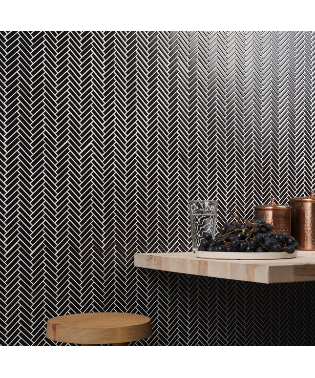 black-matte-herringbone-tile-11x11-walls