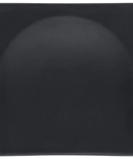 black-roller-fluted-end-cap-side