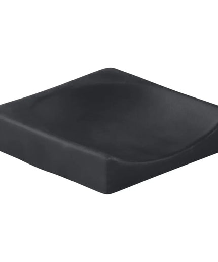 black end cap fluted tile piece 4x4