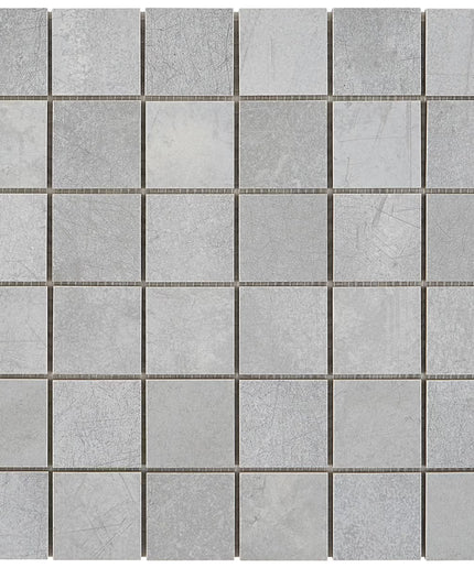 Gray square tiles arranged in a grid pattern