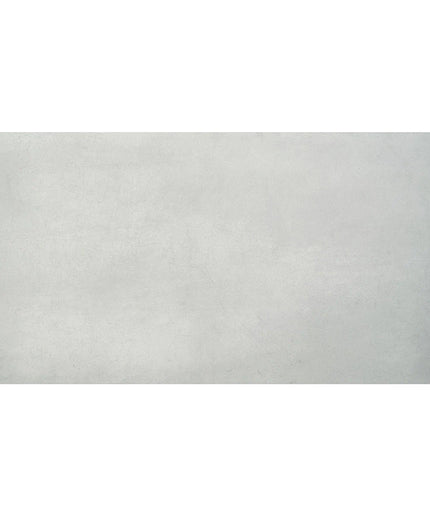 Metallic silver rectangular tile on a white background