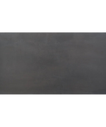 Rectangular black tile on a white background