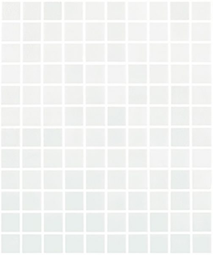 colors niebla squares glass mosaic 1x1 NS blanco