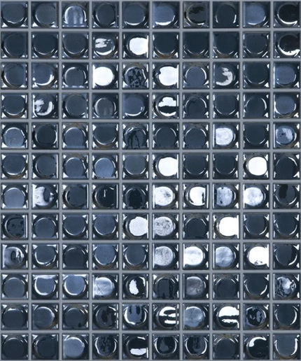 aura squares glass mosaic 1x1 