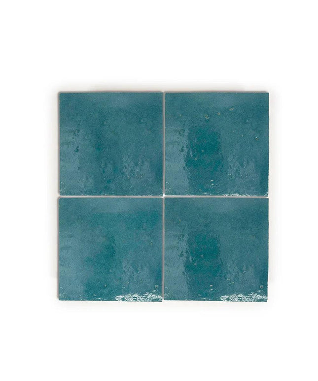 blue city 4x4 zellige tiles