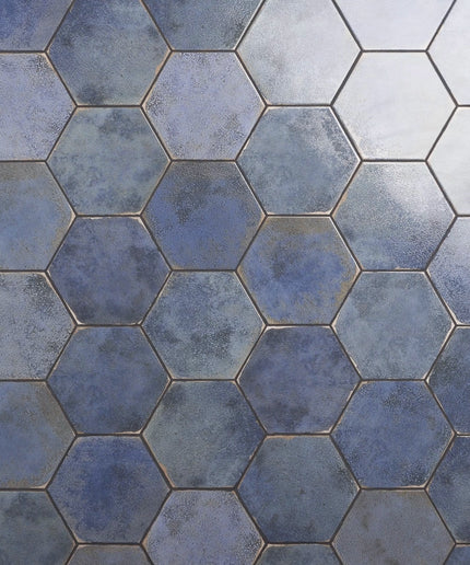 Oken Hexagon Porcelain Tile Polished 9"