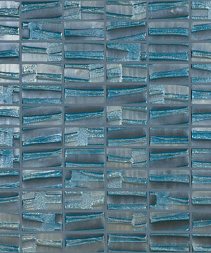 moon brick glass mosaic 1x2 blue moon brick