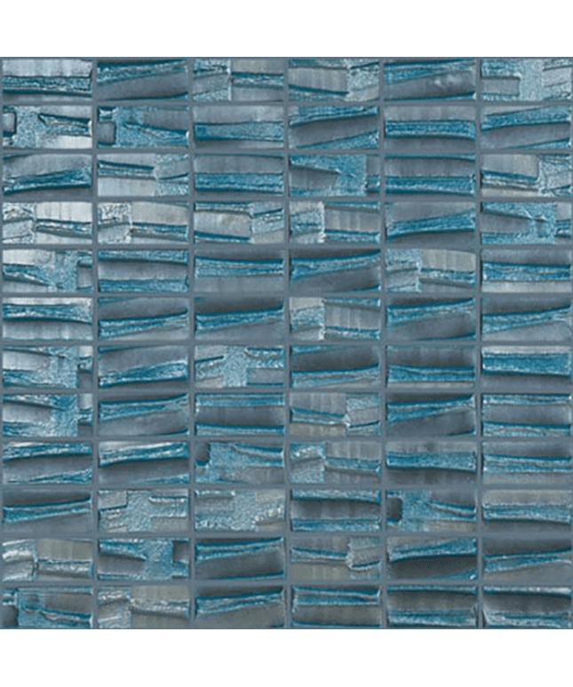 moon brick glass mosaic 1x2 blue moon brick