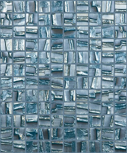 moon squares glass mosaic 1x1 blue moon squares