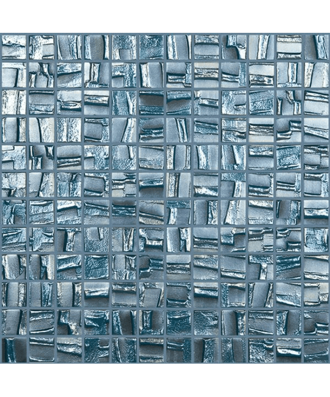 moon squares glass mosaic 1x1 blue moon squares