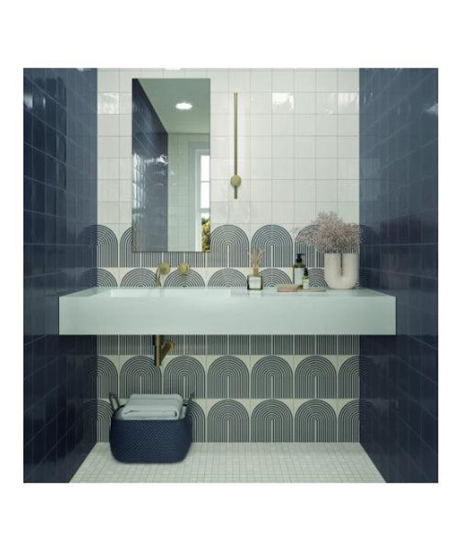 twister decorative ceramic tile 5x5 
