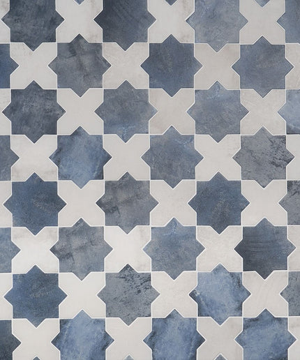 Malta Star & Cross Porcelain Tile Matte 6x6