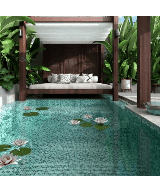 nature bright squares glass mosaic tile 